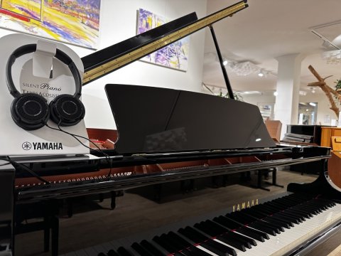 Yamaha vleugel c3x silent sh2 zwart 9